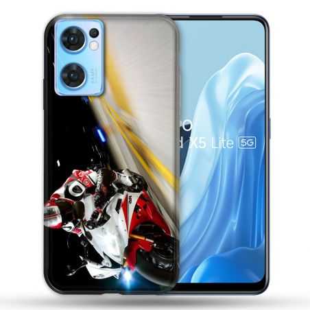 Coque Pour Oppo Find X5 Lite / Reno 7 Moto Course GP R6