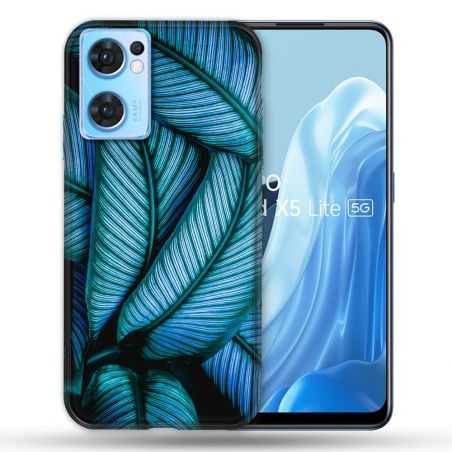 Coque Pour Oppo Find X5 Lite / Reno 7 Nature Feuille Palmier