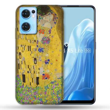 Coque Pour Oppo Find X5 Lite / Reno 7 Peinture Le Baiser