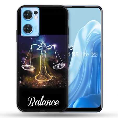 Coque Pour Oppo Find X5 Lite / Reno 7 Signe Zodiaque 2 Balance