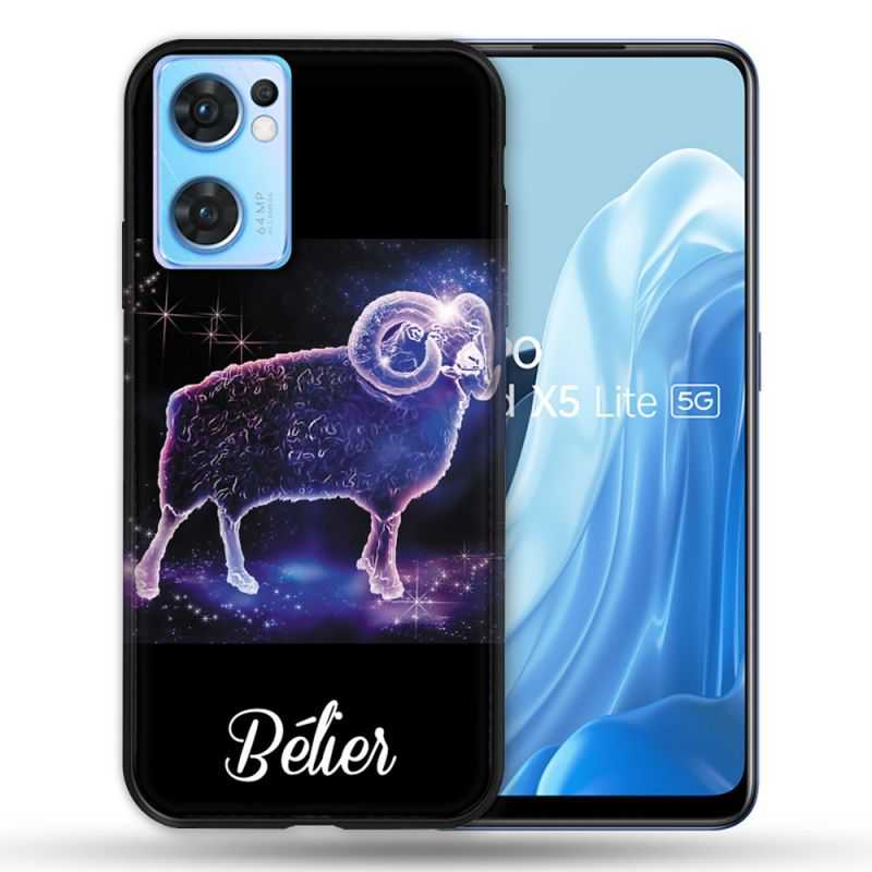 Coque Pour Oppo Find X5 Lite / Reno 7 Signe Zodiaque 2 Bélier