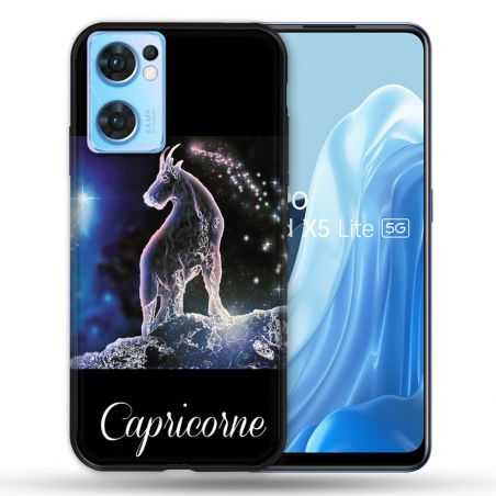 Coque Pour Oppo Find X5 Lite / Reno 7 Signe Zodiaque 2 Capricorne