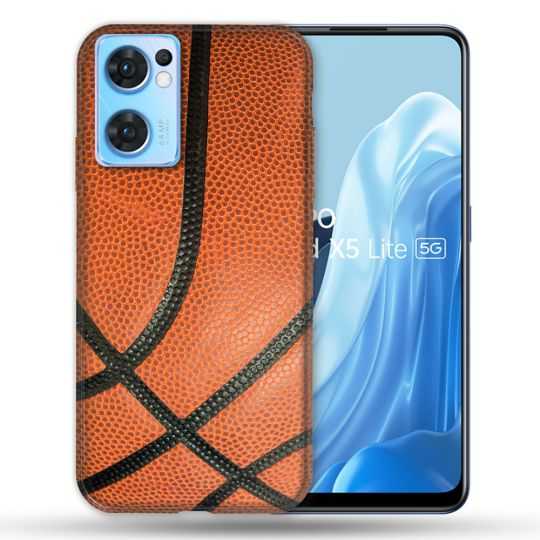 Coque Pour Oppo Find X5 Lite / Reno 7 Sport Ballon Basket