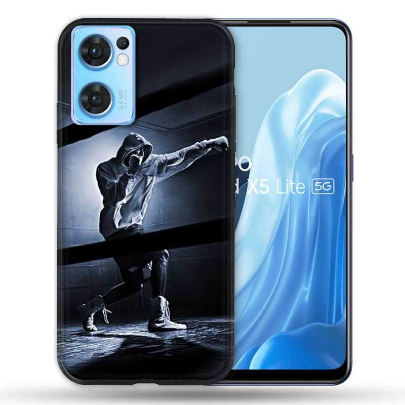 Coque Pour Oppo Find X5 Lite / Reno 7 Sport Boxe Poing
