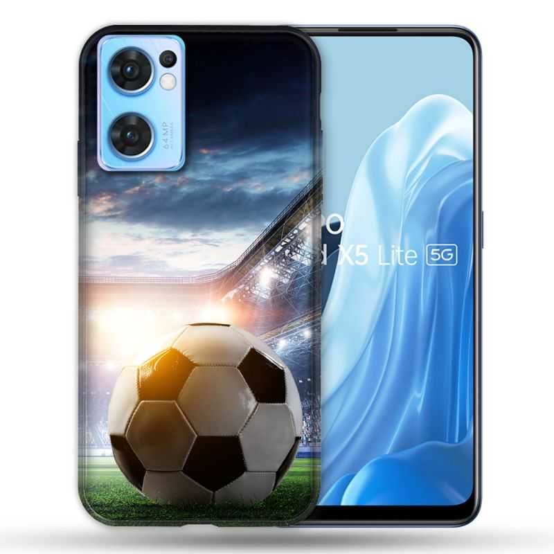 Coque Pour Oppo Find X5 Lite / Reno 7 Sport Football Stade