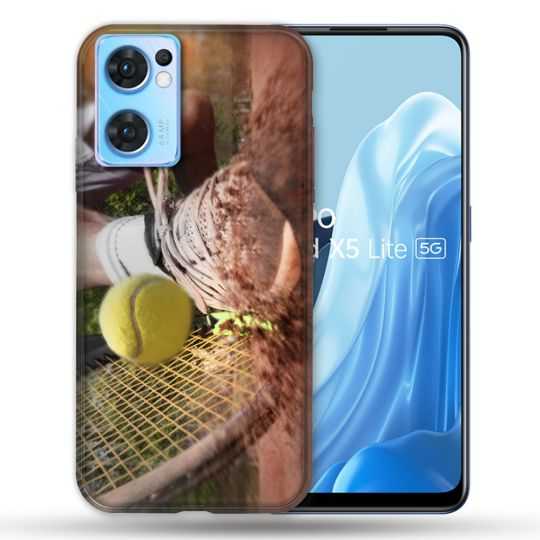 Coque Pour Oppo Find X5 Lite / Reno 7 Sport Tennis Glissade