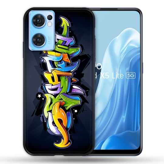 Coque Pour Oppo Find X5 Lite / Reno 7 Street Art Graffiti