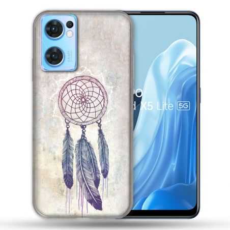 Coque Pour Oppo Find X5 Lite / Reno 7 Zen Attrape Reve Blanc
