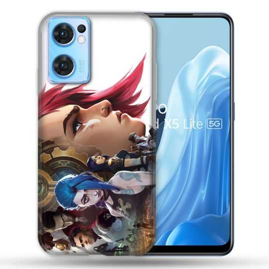 Coque Pour Oppo Find X5 Lite / Reno 7 Arcane Jynx Sœur