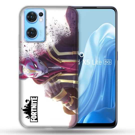 Coque Pour Oppo Find X5 Lite / Reno 7 Fortnite Blanc