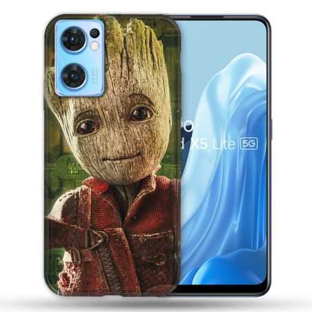 Coque Pour Oppo Find X5 Lite / Reno 7 Groot Vert