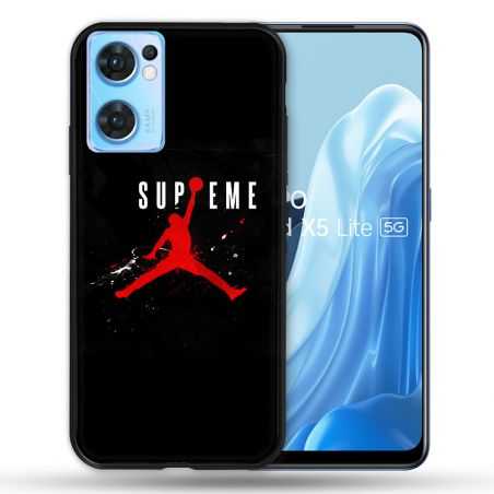 Coque Pour Oppo Find X5 Lite / Reno 7 Jordan Supreme Noir