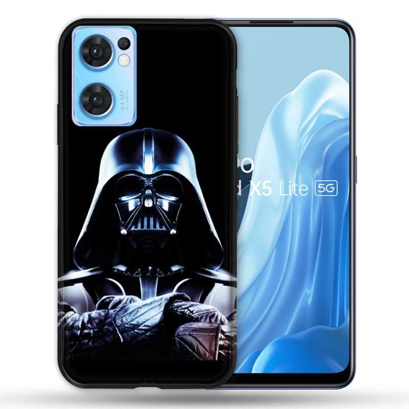 Coque Pour Oppo Find X5 Lite / Reno 7 Star Wars - Dark Vador Noir