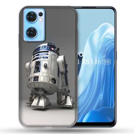 Coque Pour Oppo Find X5 Lite / Reno 7 Star Wars - R2D2