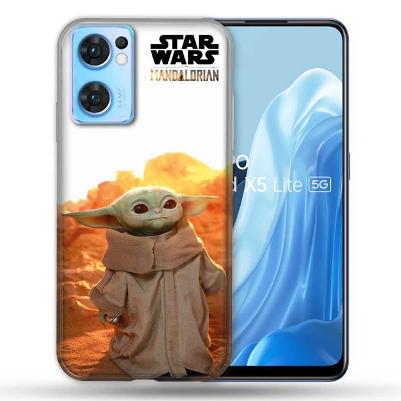 Coque Pour Oppo Find X5 Lite / Reno 7 Star Wars - Yoda bebe soleil