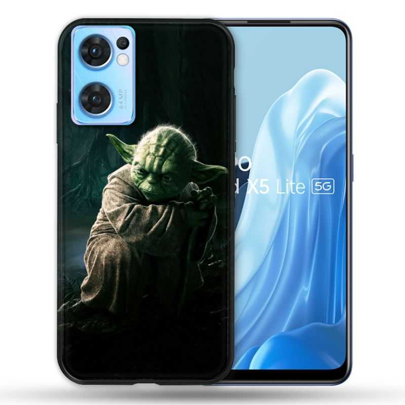 Coque Pour Oppo Find X5 Lite / Reno 7 Star Wars - Yoda sombre