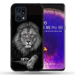 Coque Pour Oppo Find X5 Pro Animal Lion Majestueux