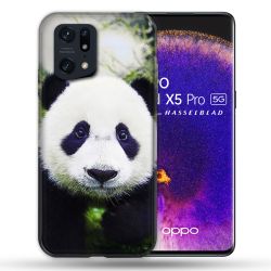 Coque Pour Oppo Find X5 Pro Animal Panda Color