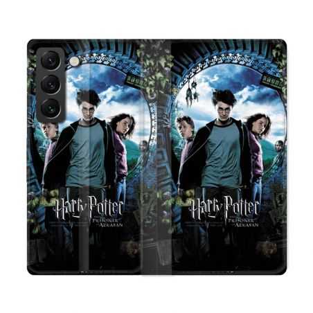 Housse Cuir Portefeuille Pour Samsung Galaxy S22 Ultra Harry Potter Azkaban