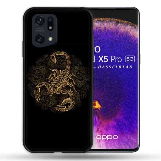 Coque Pour Oppo Find X5 Pro Animal Scorpion Fresque