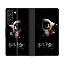Housse Cuir Portefeuille Pour Samsung Galaxy S22 Ultra Harry Potter Hollows Dobby