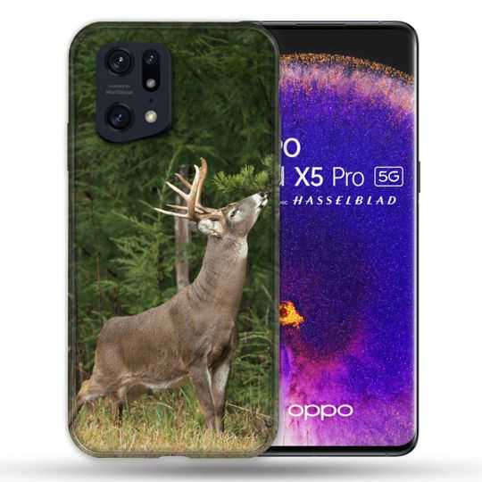 Coque Pour Oppo Find X5 Pro Chasse Cerf
