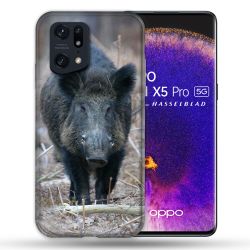 Coque Pour Oppo Find X5 Pro Chasse Sanglier Pin