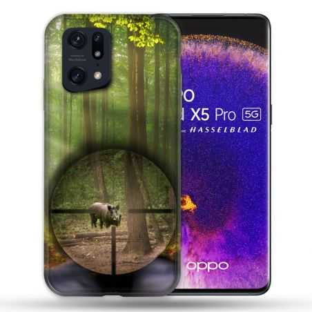 Coque Pour Oppo Find X5 Pro Chasse Sanglier Viseur