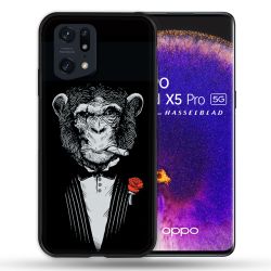 Coque Pour Oppo Find X5 Pro Decale Singe Mafia