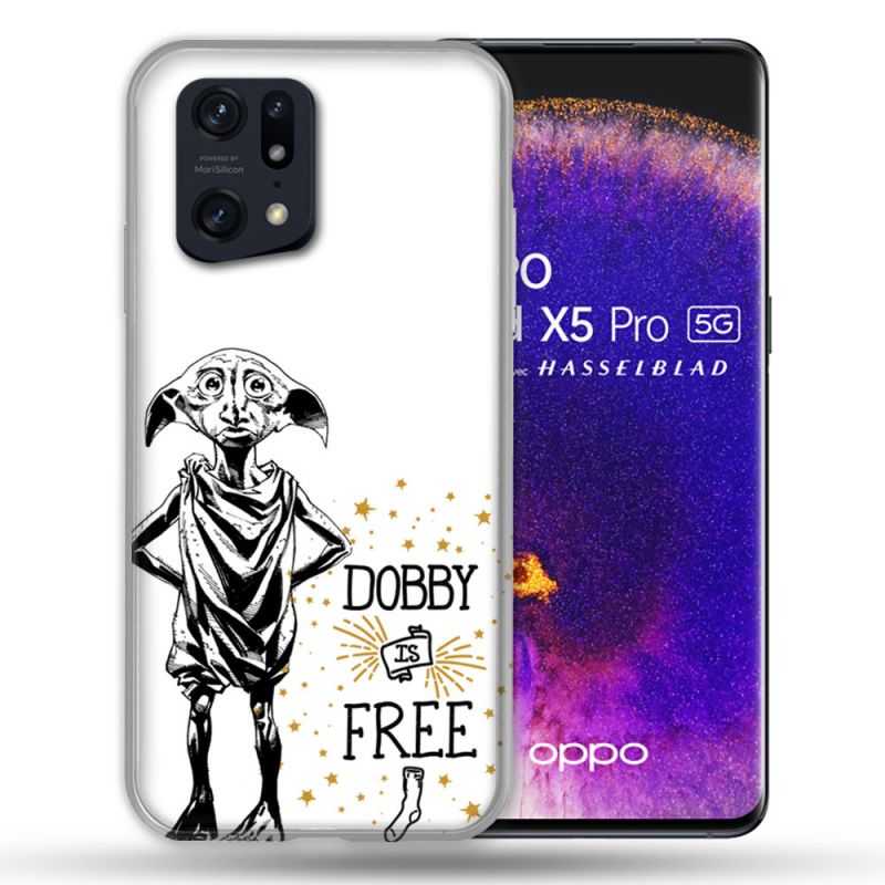 Coque Pour Oppo Find X5 Pro Harry Potter Dobby Free Blanc