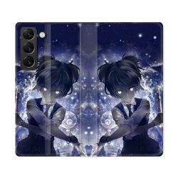 Housse Cuir Portefeuille Pour Samsung Galaxy S22 Ultra Manga Assassination Classroom Nagisa