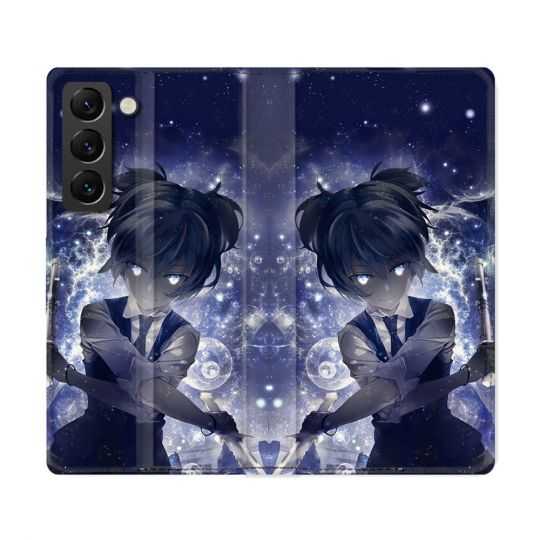 Housse Cuir Portefeuille Pour Samsung Galaxy S22 Ultra Manga Assassination Classroom Nagisa
