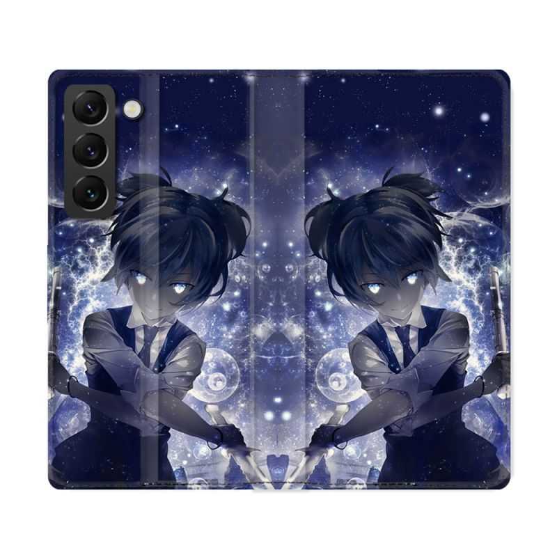 Housse Cuir Portefeuille Pour Samsung Galaxy S22 Ultra Manga Assassination Classroom Nagisa