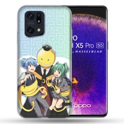 Coque Pour Oppo Find X5 Pro Manga Assassination Classroom Kuro Trio