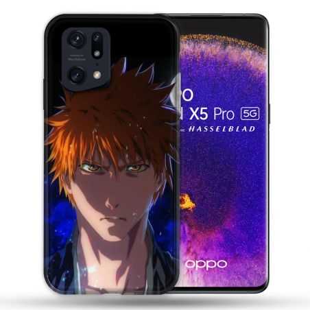 Coque Pour Oppo Find X5 Pro Manga Bleach Ichigo