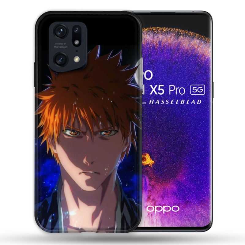 Coque Pour Oppo Find X5 Pro Manga Bleach Ichigo