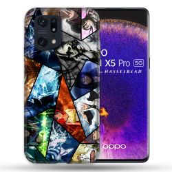 Coque Pour Oppo Find X5 Pro Manga Bleach Pele Mele