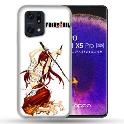 Coque Pour Oppo Find X5 Pro Manga Fairy Tail Erza