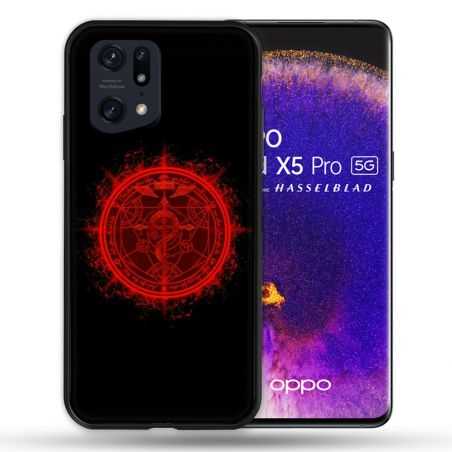 Coque Pour Oppo Find X5 Pro Manga Fullmetal Alchemist Logo