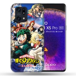Coque Pour Oppo Find X5 Pro Manga My Hero Academia Affiche