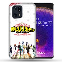 Coque Pour Oppo Find X5 Pro Manga My Hero Academia Blanc