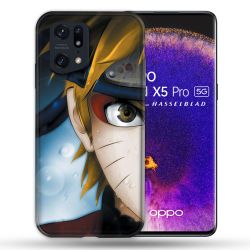 Coque Pour Oppo Find X5 Pro Manga Naruto Blanc