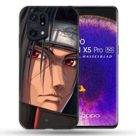 Coque Pour Oppo Find X5 Pro Manga Naruto Itachi Visage