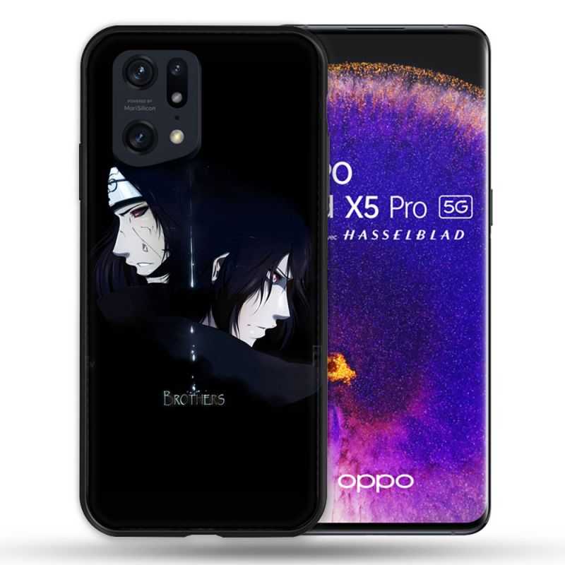 Coque Pour Oppo Find X5 Pro Manga Naruto Sasuke Itachi