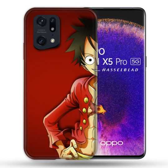 Coque Pour Oppo Find X5 Pro Manga One Piece Luffy