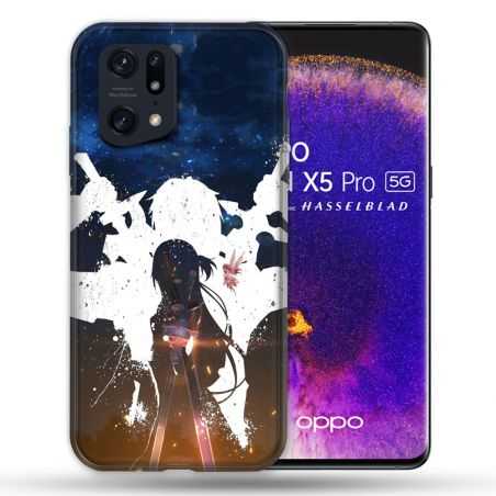 Coque Pour Oppo Find X5 Pro Manga SAO sword Art Online Asuna