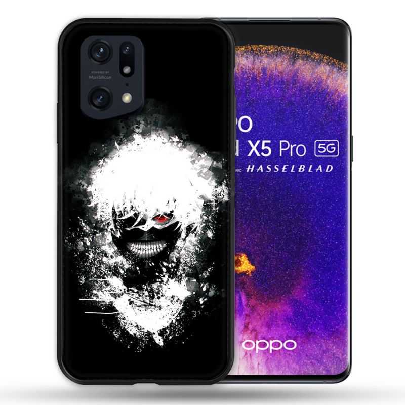 Coque Pour Oppo Find X5 Pro Manga Tokyo Ghoul Kaneki Tag