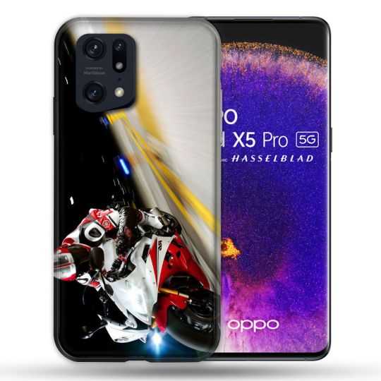 Coque Pour Oppo Find X5 Pro Moto Course GP R6