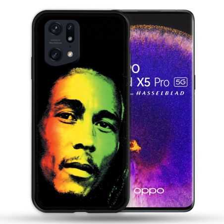 Coque Pour Oppo Find X5 Pro Musique Bob Marley 2