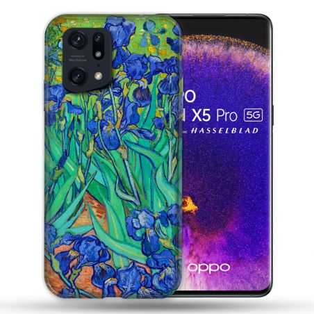 Coque Pour Oppo Find X5 Pro Peinture Iris